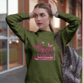 Entwurf des Bewusstseins für den rosa Power-Brustk Sweatshirt