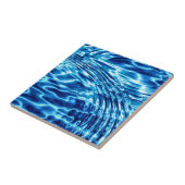 Entwurf des blauen Wassers Fliese (Seite)