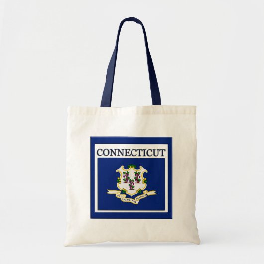 Entwurf des Entwurfs eines Connecticut-State-Flagg Tragetasche (Vorne)