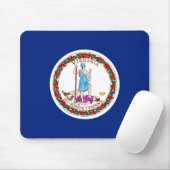 Entwurf des Flaggenstaates Virginia Mousepad (Mit Mouse)
