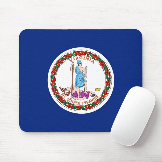 Entwurf des Flaggenstaates Virginia Mousepad (Mit Mouse)