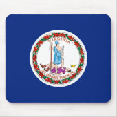 Entwurf des Flaggenstaates Virginia Mousepad (Vorne)