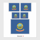 Entwurf des Flaggenstaates von Idaho Aufkleber (Blatt)