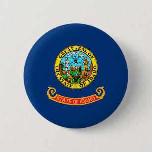 Entwurf des Flaggenstaates von Idaho Button