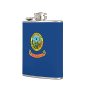 Entwurf des Flaggenstaates von Idaho Flachmann (Links)