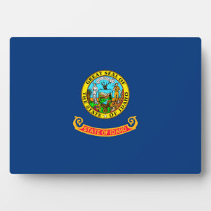 Entwurf des Flaggenstaates von Idaho Fotoplatte
