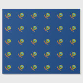 Entwurf des Flaggenstaates von Idaho Geschenkpapier (Flach)