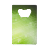 Entwurf des grünen Lichtes in der High-Techen Art Geldkarten Flaschenöffner (Rückseite)