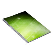 Entwurf des grünen Lichtes in der High-Techen Art Notizblock (Rechte Seite)