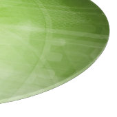 Entwurf des grünen Lichtes in der High-Techen Art Schneidebrett (Ecke)