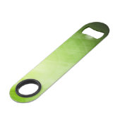 Entwurf des grünen Lichtes in der High-Techen Art Speedflaschenöffner (Rückseite Schrägansicht)