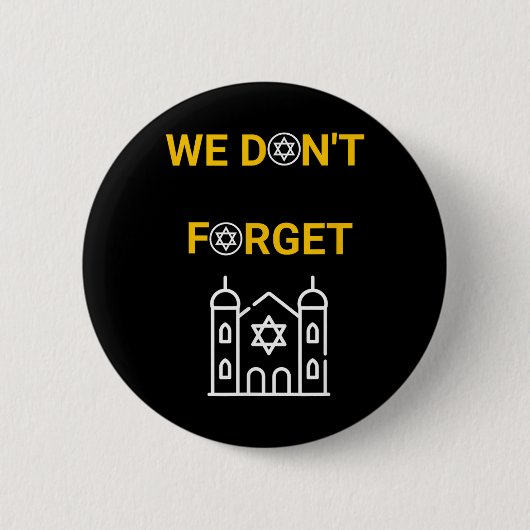 Entwurf des Holocaust-Gedenktages Button (Vorderseite)