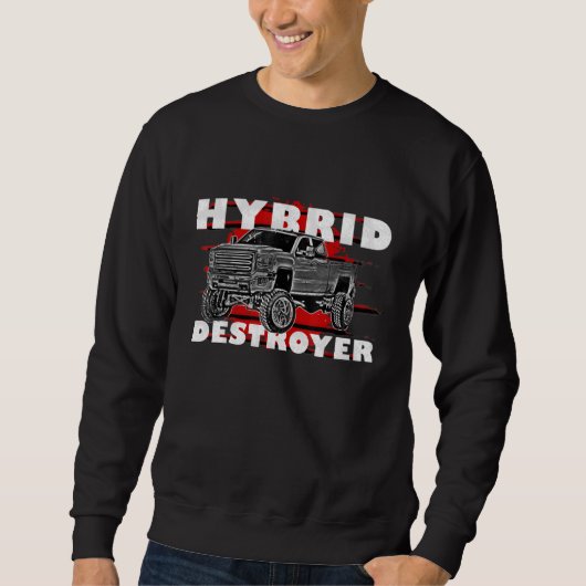 Entwurf des Hybrid-Destroyer-Hubwagenbesitzers Sweatshirt (Vorderseite)