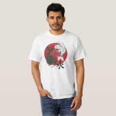 Entwurf des Japaners Koi Karp Yin und Yangs T-Shirt (Vorne ganz)