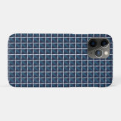 Entwurf des Kompartiments in blau gerundet Case-Mate iPhone Hülle (Rückseite (Horizontal))