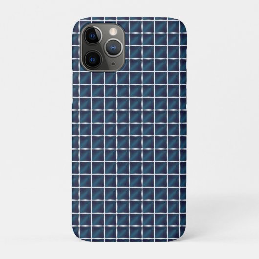 Entwurf des Kompartiments in blau gerundet Case-Mate iPhone Hülle (Rückseite)