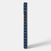 Entwurf des Kompartiments in blau gerundet Case-Mate iPhone Hülle (Rückseite / Links)