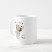 Entwurf des Labrador Retriever (gelb) Kaffeetasse (Vorderseite Links)