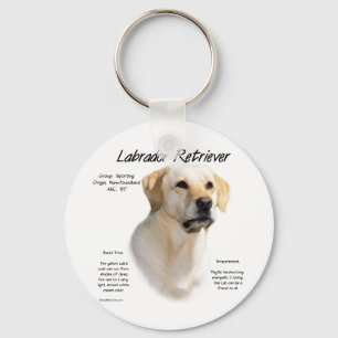 Entwurf des Labrador Retriever (gelb) Schlüsselanhänger