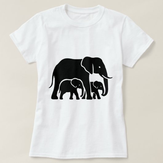 Entwurf des Mamaelefons T-Shirt (Design vorne)