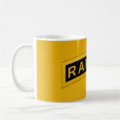 Entwurf des militärischen Symboltextes der Armee R Kaffeetasse (Links)