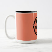 Entwurf des PaddelExplorers - Zwei-Tone-Tasse Zweifarbige Tasse (Links)
