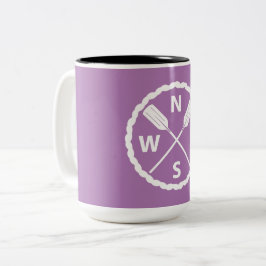 Entwurf des PaddelExplorers - Zwei-Tone-Tasse Zweifarbige Tasse