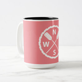 Entwurf des PaddelExplorers - Zwei-Tone-Tasse Zweifarbige Tasse