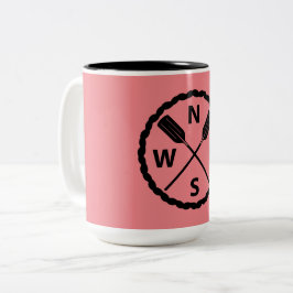 Entwurf des PaddelExplorers - Zwei-Tone-Tasse Zweifarbige Tasse