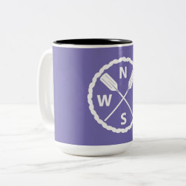 Entwurf des PaddelExplorers - Zwei-Tone-Tasse Zweifarbige Tasse