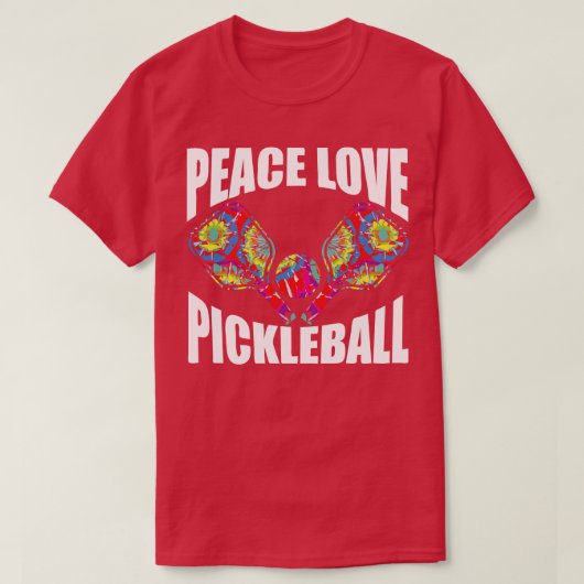 Entwurf des Pickleball-Paddels 1 T-Shirt (Design vorne)