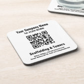 Entwurf des QR-Codes Getränkeuntersetzer (Linke Seite)