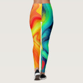 Entwurf des Regenbogens Leggings (Rückseite)