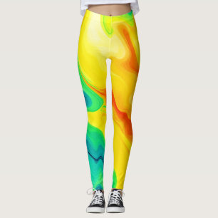 Entwurf des Regenbogens Leggings