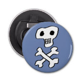 Entwurf des Schiffskörper und der Kreuzknochen Flaschenöffner (Vorderseite)