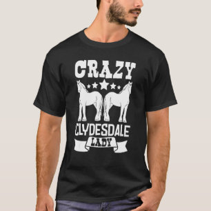 Entwurf des Schottischen Pferdes für Pferderückrei T-Shirt