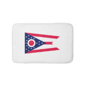 Entwurf des Staatsflagges Ohio Badematte (Vorderseite)