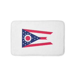 Entwurf des Staatsflagges Ohio Badematte