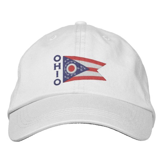 Entwurf des Staatsflagges Ohio Bestickte Kappe (Vorderseite)