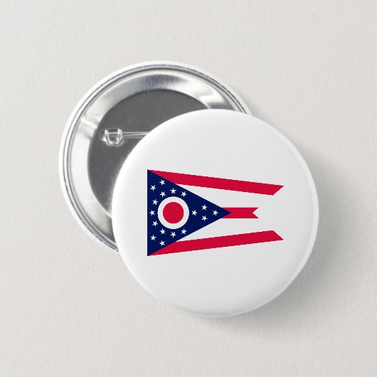 Entwurf des Staatsflagges Ohio Button (Vorne & Hinten)