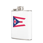 Entwurf des Staatsflagges Ohio Flachmann (Links)