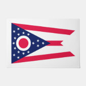 Entwurf des Staatsflagges Ohio Fußmatte (Vorderseite)