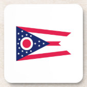 Entwurf des Staatsflagges Ohio Getränkeuntersetzer (Vorderseite)