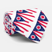 Entwurf des Staatsflagges Ohio Krawatte (Gerollt)