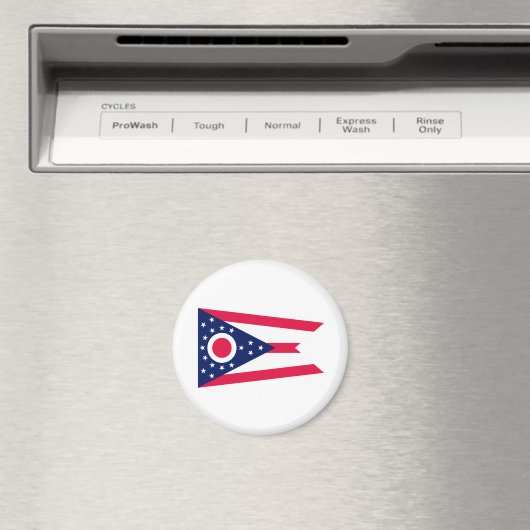 Entwurf des Staatsflagges Ohio Magnet (In Situ (Geschirrspüler))