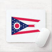 Entwurf des Staatsflagges Ohio Mousepad (Mit Mouse)