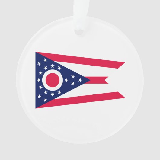 Entwurf des Staatsflagges Ohio Ornament (Vorderseite)