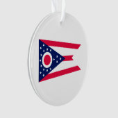 Entwurf des Staatsflagges Ohio Ornament (Vorderseite)