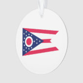 Entwurf des Staatsflagges Ohio Ornament (Vorderseite)