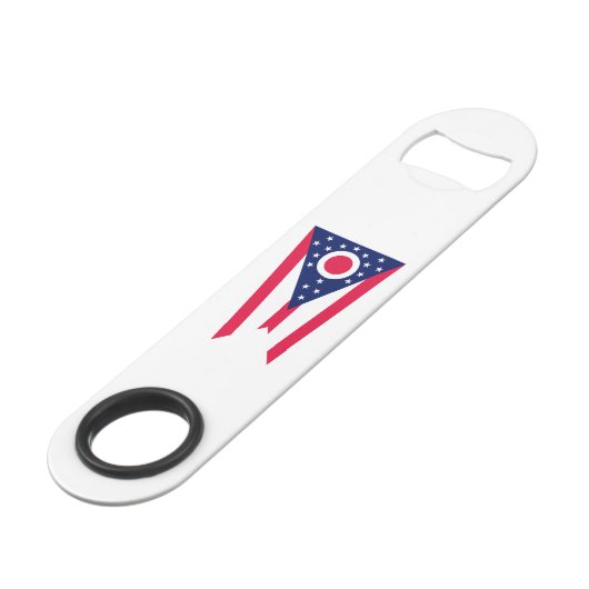 Entwurf des Staatsflagges Ohio Speed Flaschenöffner (Vorderseite Schrägansicht)
